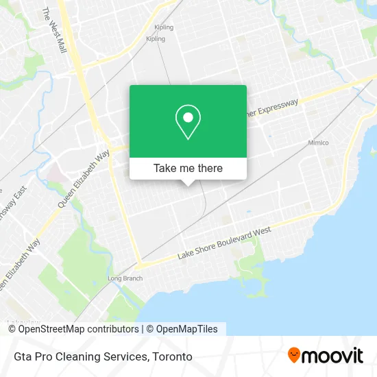 Gta Pro Cleaning Services map