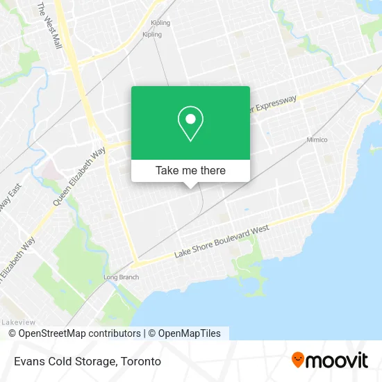 Evans Cold Storage map