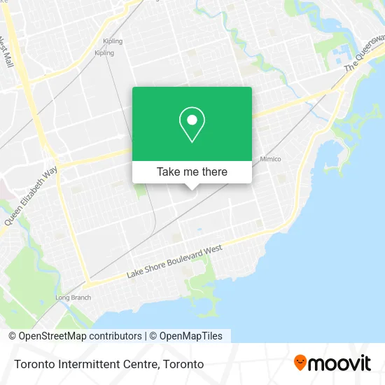 Toronto Intermittent Centre map