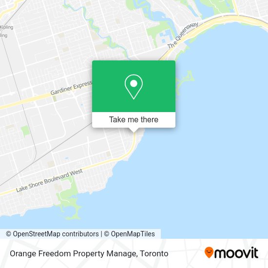 Orange Freedom Property Manage map