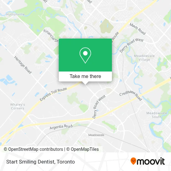 Start Smiling Dentist map