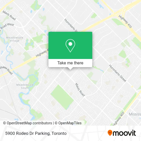 5900 Rodeo Dr Parking map