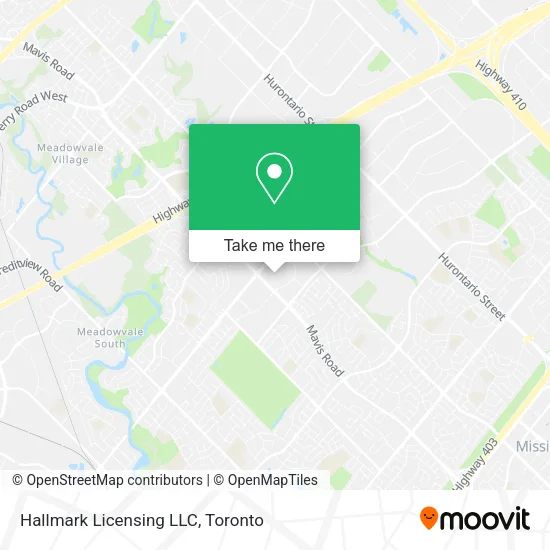 Hallmark Licensing LLC map