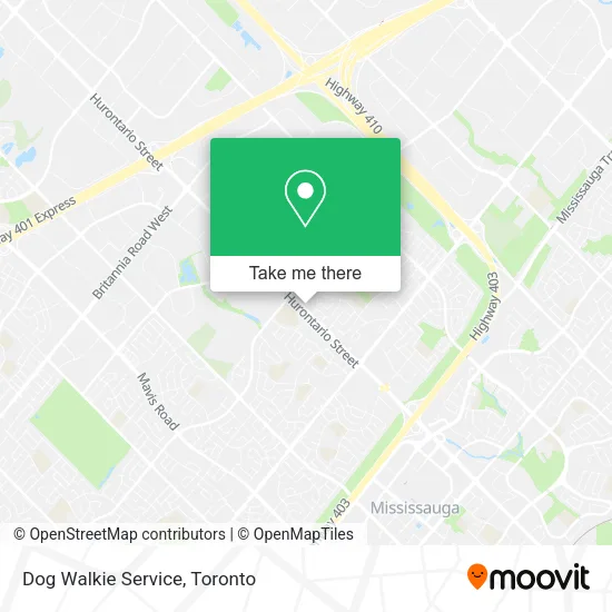 Dog Walkie Service map