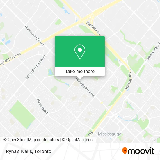 Ryna's Nails map