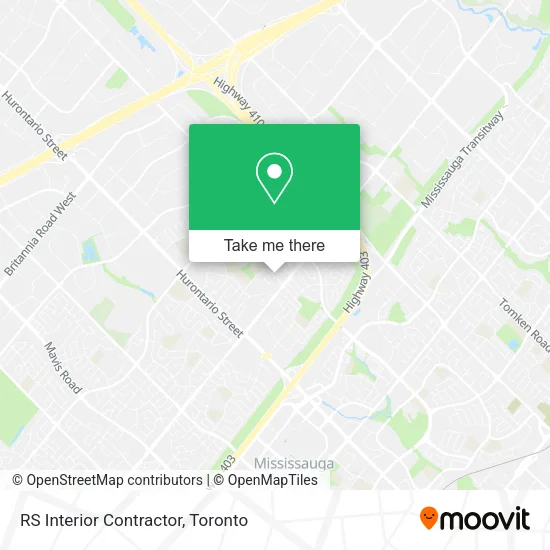 RS Interior Contractor map