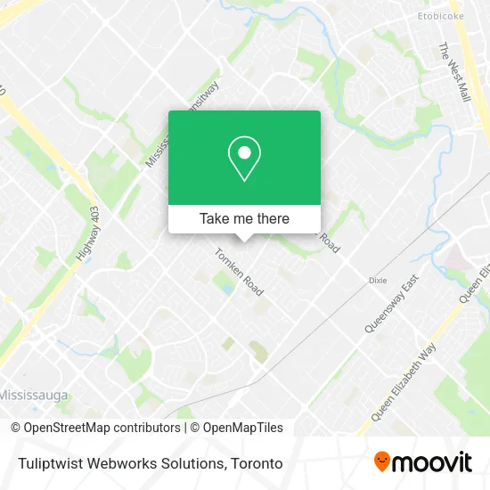 Tuliptwist Webworks Solutions map