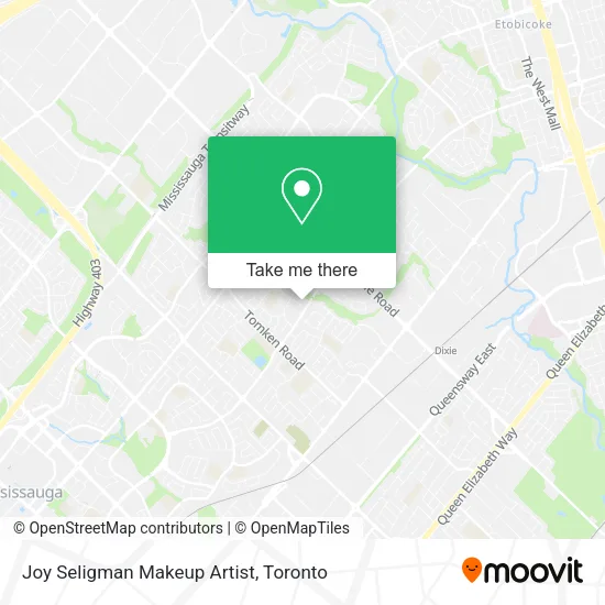 Joy Seligman Makeup Artist map