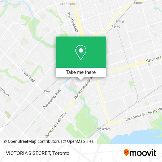 VICTORIA'S SECRET map