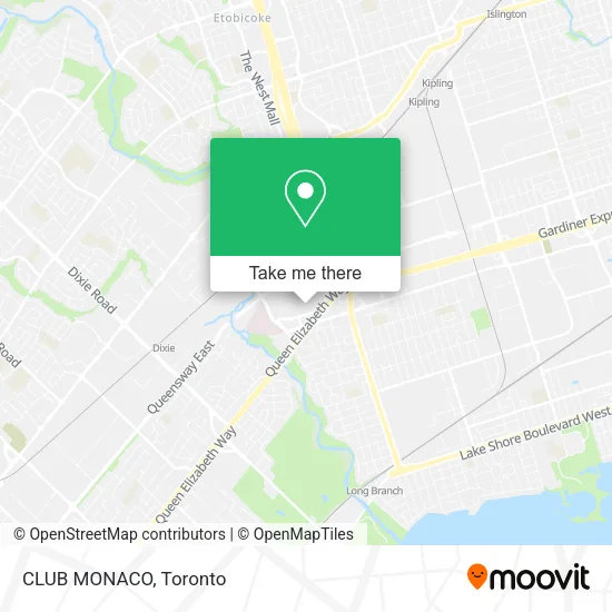 CLUB MONACO map
