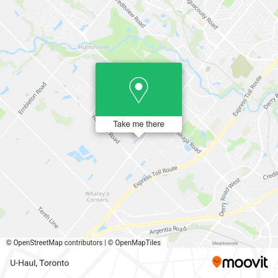 U-Haul map