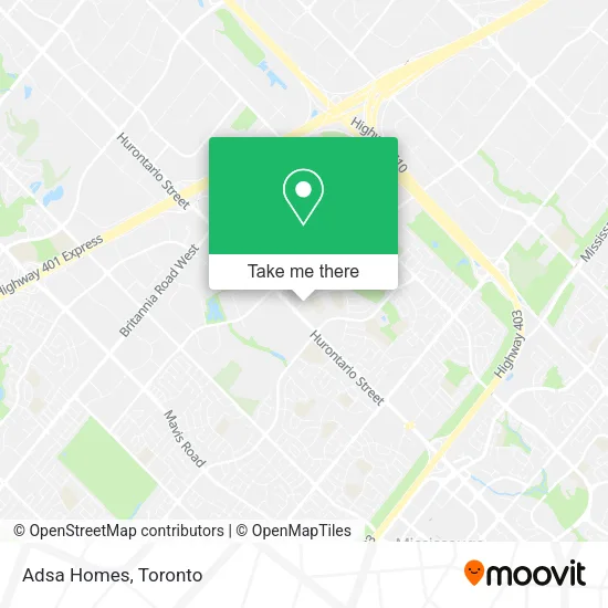 Adsa Homes map