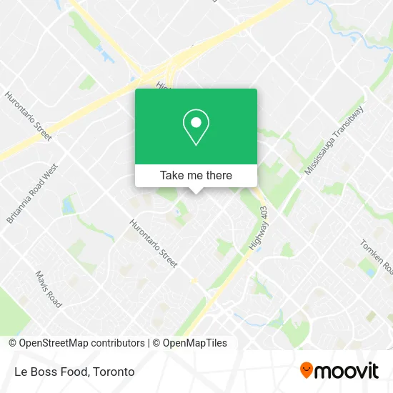 Le Boss Food map