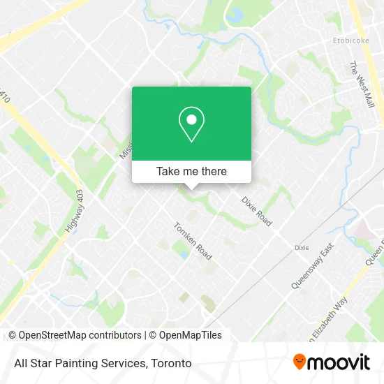 All Star Painting Services map