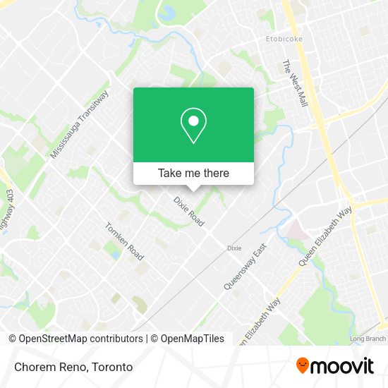 Chorem Reno map