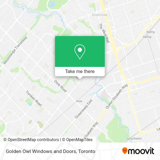 Golden Owl Windows and Doors map