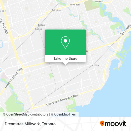 Dreamtree Millwork map