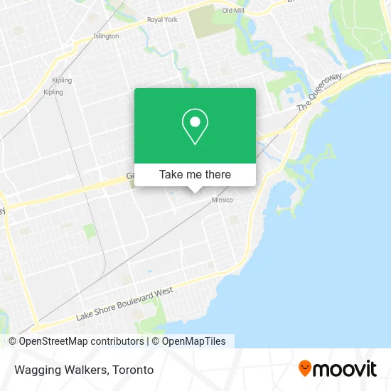 Wagging Walkers map