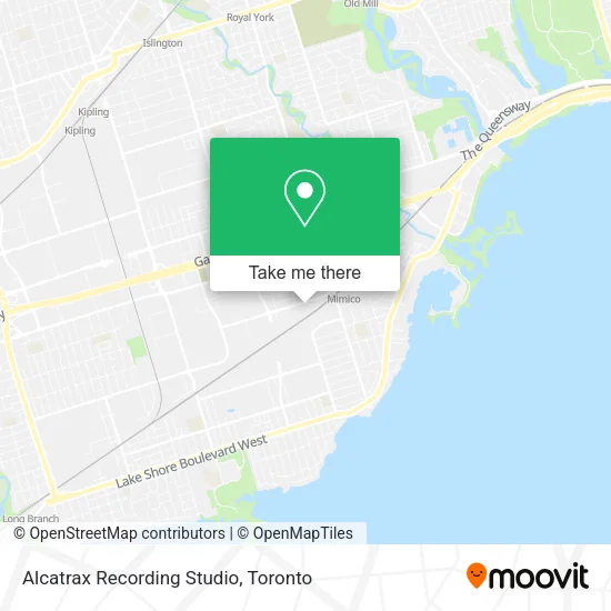 Alcatrax Recording Studio map