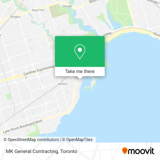 MK General Contracting map