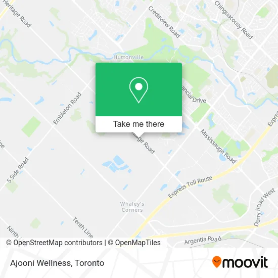 Ajooni Wellness map