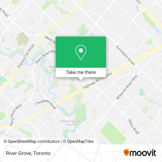 River Grove map