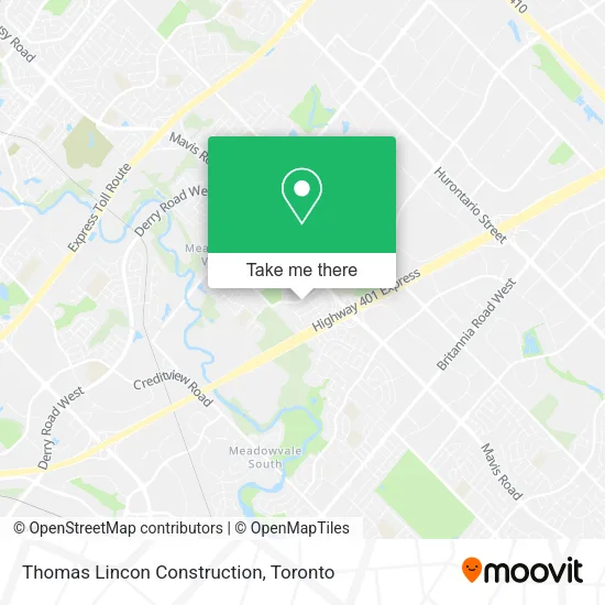 Thomas Lincon Construction map