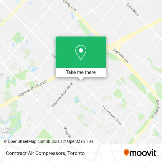 Comtract Air Compressors map