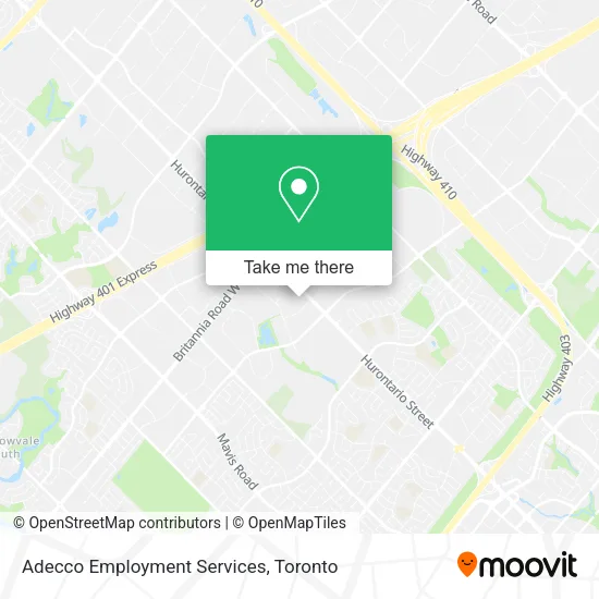 Adecco Employment Services map