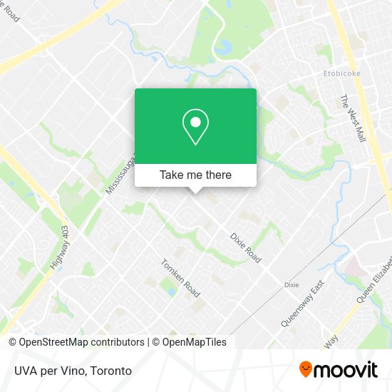 UVA per Vino map