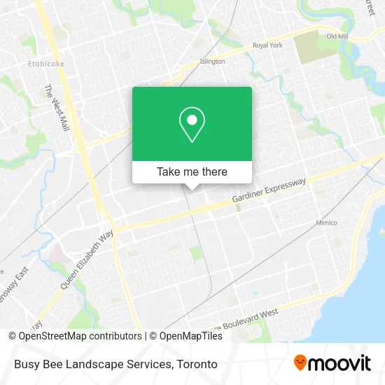 Busy Bee Landscape Services map