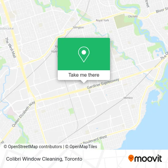 Colibri Window Cleaning map
