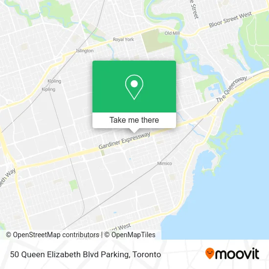 50 Queen Elizabeth Blvd Parking plan