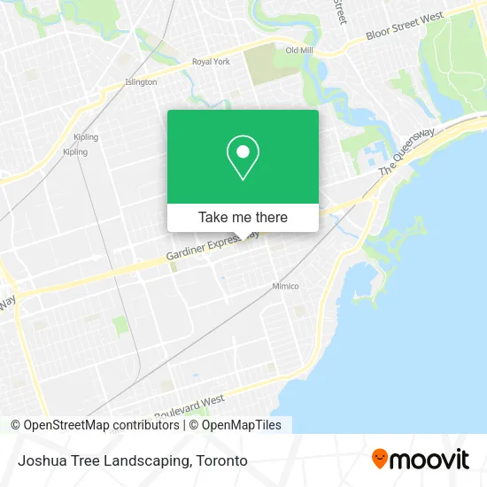 Joshua Tree Landscaping map