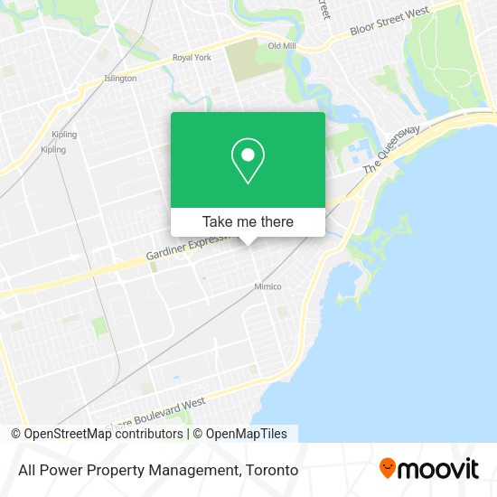 All Power Property Management map
