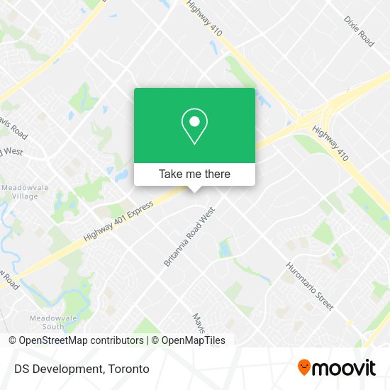 DS Development map