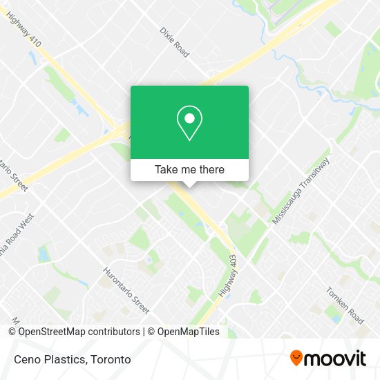 Ceno Plastics map