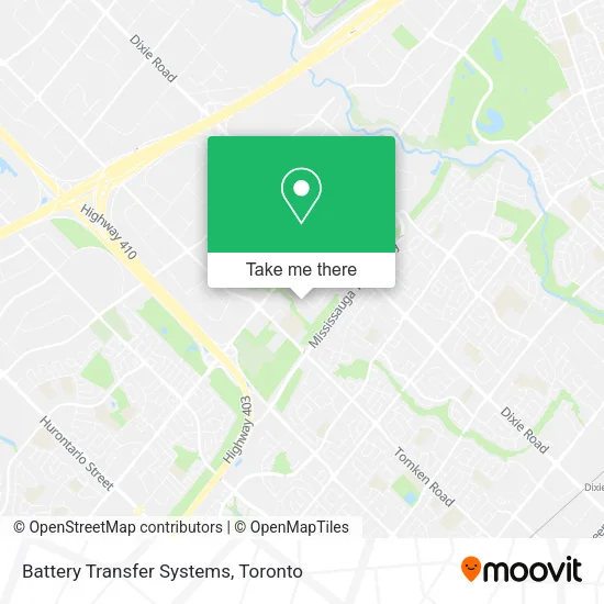 Battery Transfer Systems map