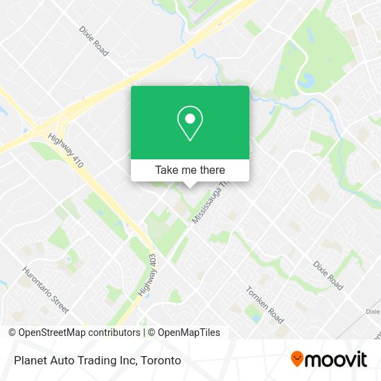 Planet Auto Trading Inc map