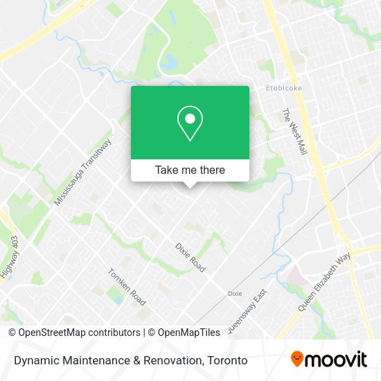 Dynamic Maintenance & Renovation map