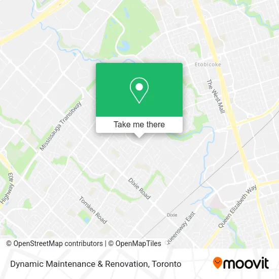 Dynamic Maintenance & Renovation map