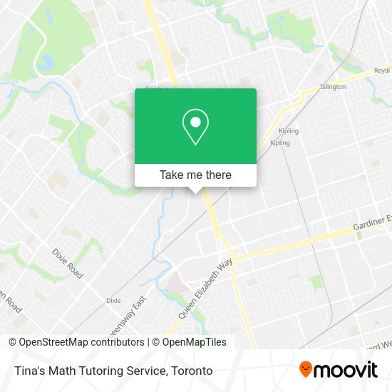 Tina's Math Tutoring Service map