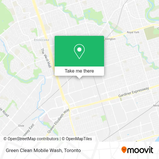 Green Clean Mobile Wash map