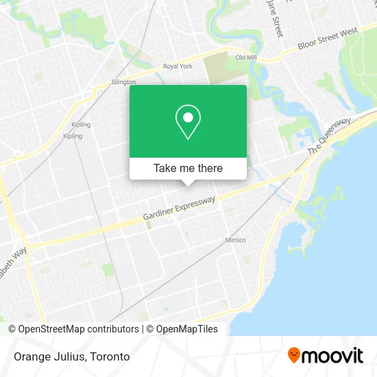 Orange Julius map