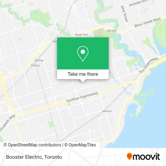 Booster Electric map