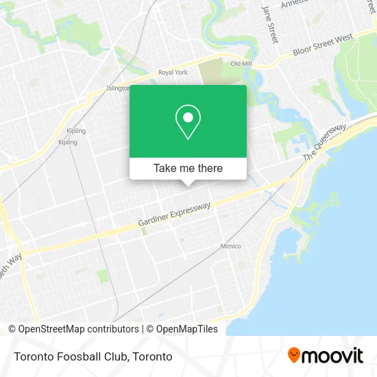 Toronto Foosball Club plan