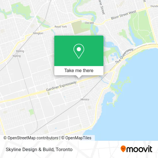 Skyline Design & Build map