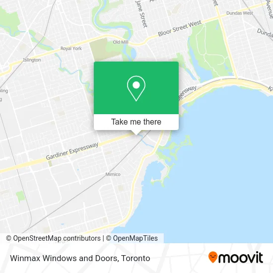 Winmax Windows and Doors map