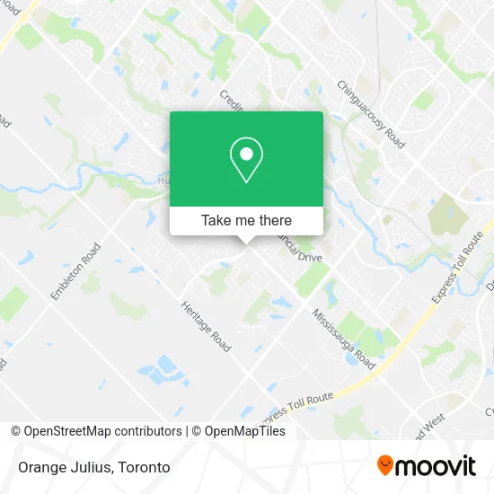 Orange Julius map