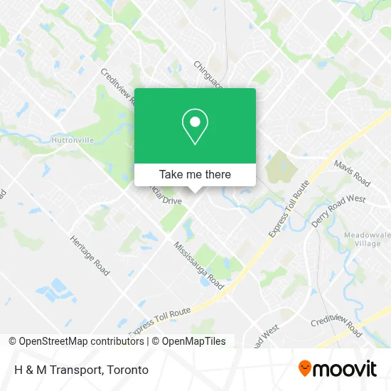 H & M Transport map